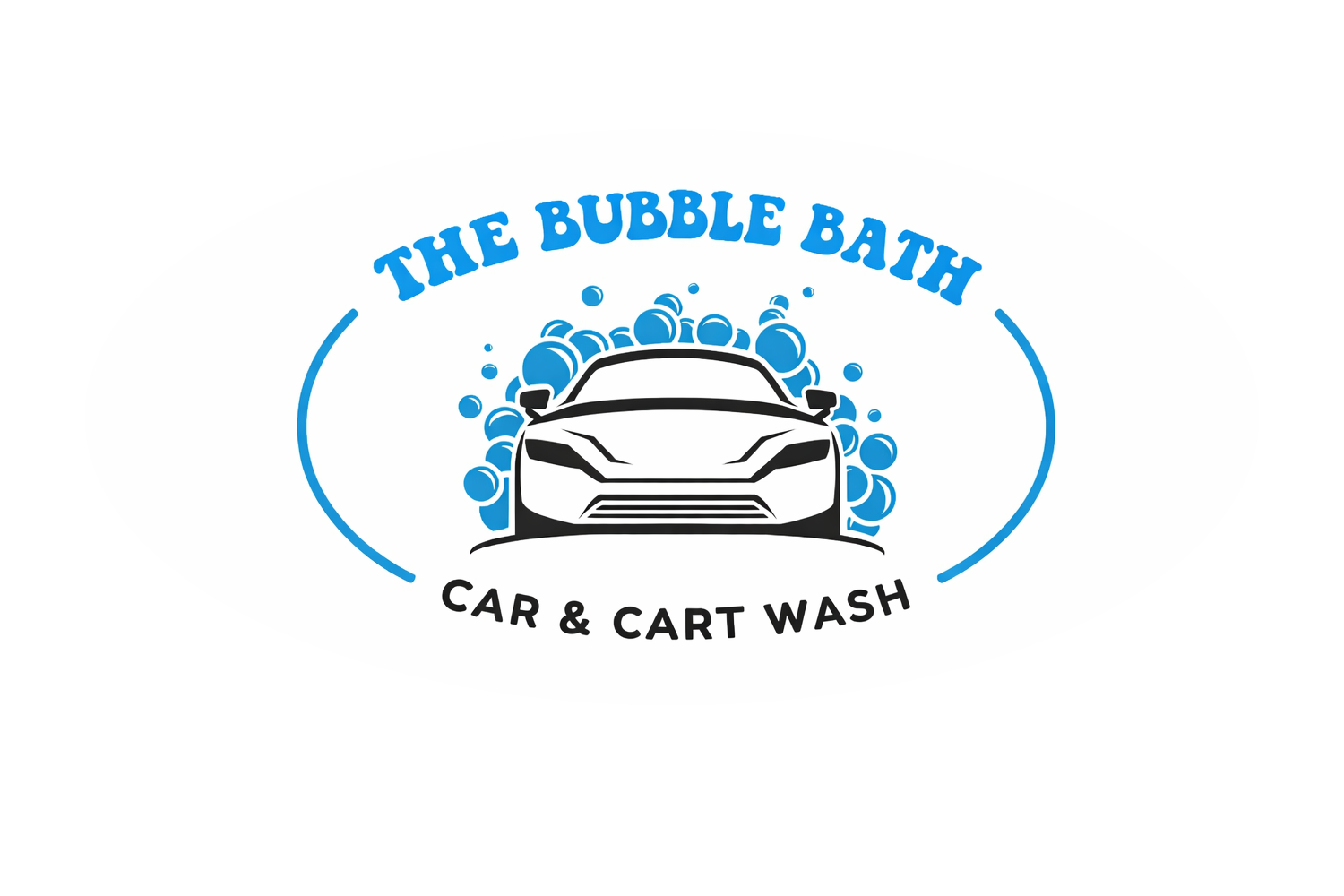 Bubble Bath Car & Cart Wash — Website + Live Wash Bay View
